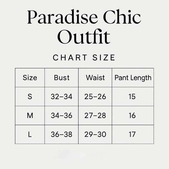 Paradice Chic Set for Women's Clothing Lightweight Outfit with Top and Short, - Picture 16 of 16